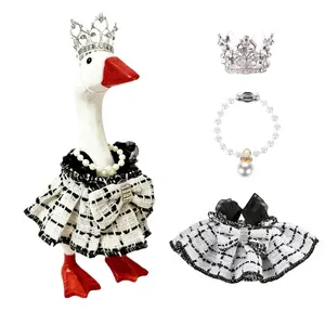 7 Inch Desk Goose Outfits （Excluding geese） Mini Knitting Outfits Desk Goose Outfits Magnetic Goose Gifts