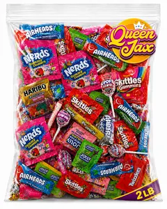 Pinata Candy Mix- Assorted Candy Variety Pack - 2 lb - Bulk Candy Individually Wrapped -  Sour Candy, Bubble Gum, Fruity Candy, Chewy Candy - Large Bulk Candy For Party Bags (Candy Selection May Vary From Picture)