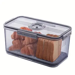 Ultimate Bread Box: Airtight Storage for Fresh Bread & Baked Goods!  #KitchenHacks #Organization Utensils Containers Containers Utensils