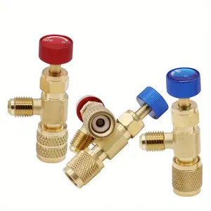 Air Conditioner plus Safety Liquid Valve R410 Refrigerant Vacuum Maintenance Switch R22 Detection Tool