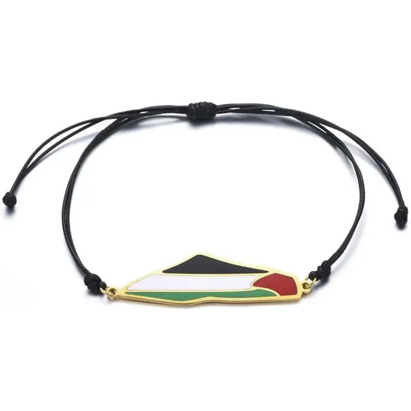 Palestine Bracelet Solidarity Palestinian Braid Wristband