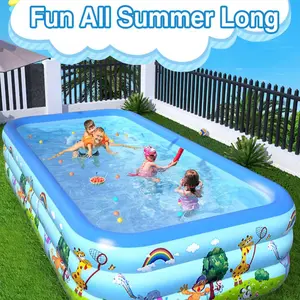 2026 Upgraded Thick Large Adult Inflatable Swimming Pool, Extra-Large Family Outdoor Backyard Patio Summer Water Party Pool