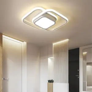 9.4 Inch Modern LED Ceiling Light, 12w Dual-Sided Fixture 3000k-6000k, Perfect for Hallway Stairway Porch Balcony Living Room Kitchen, Interior Led Lights