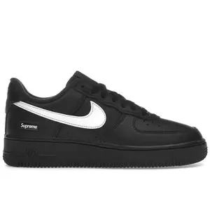 Nike Men's Air Force 1 Low Supreme Black White, from StockX