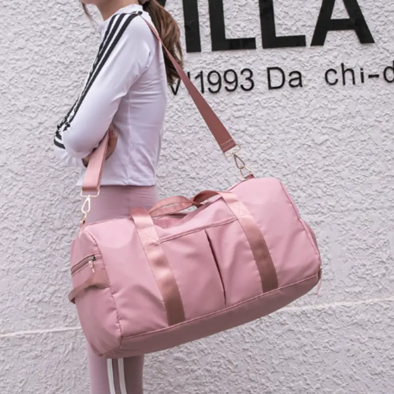 Multi-Use Duffel Bag with Shoe Compartment, Gym & Travel Carryall, Lightweight Overnight Bag for Errands, Sports & Daily Use ﻿