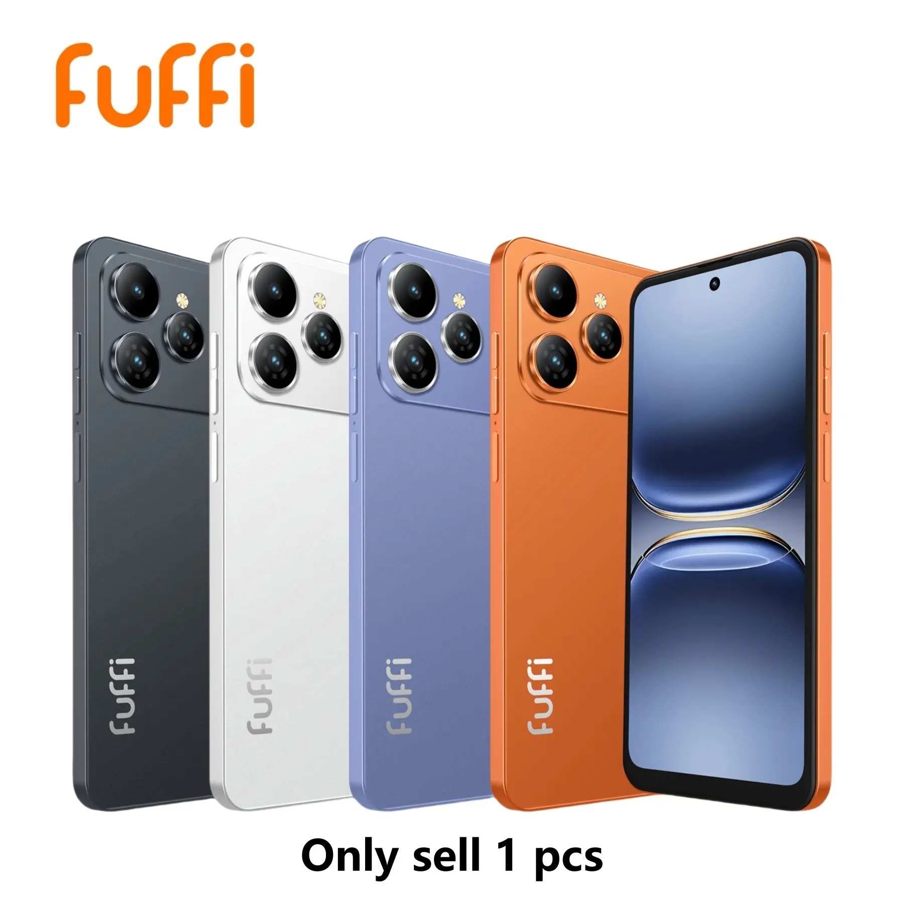 Fuffi M17 Pro Metal Smartphone, Android Phone with Global 4G Dual SIM, 6.56-inch HD Screen, 3 GB RAM + 32 GB ROM, Quad-Core Processor, 3100 mAh Battery, Android OS, Android Mobile Smartphone