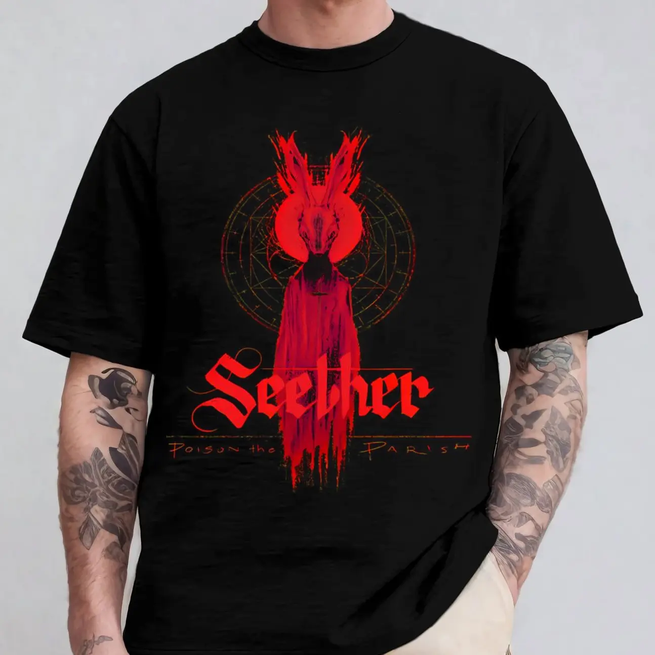 Seether Band Limited Fan Drop Band T-Shirt Music Fan Tee S to 5XL