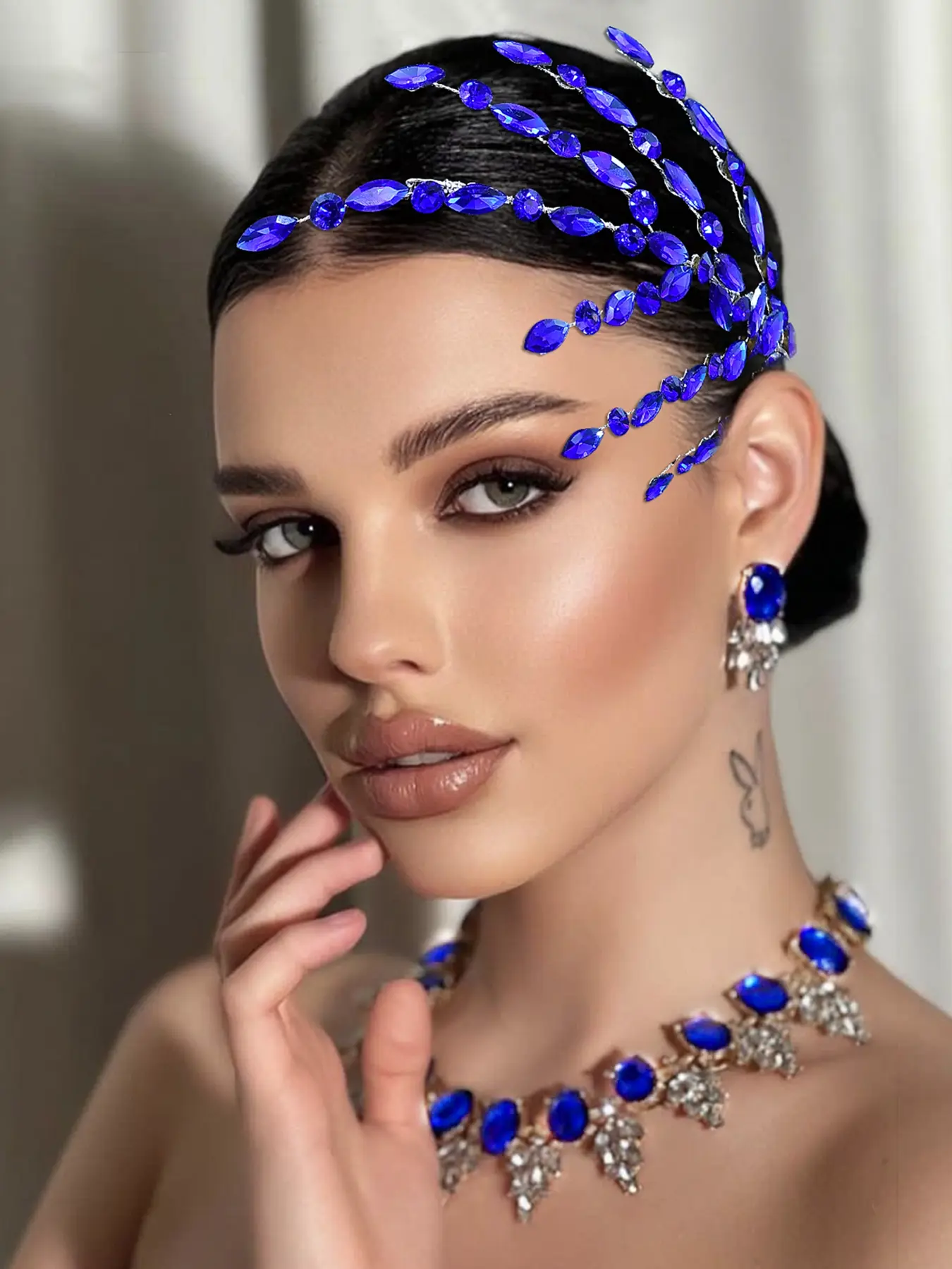 Rhinestone Bridal Bridesmaid Headpiece Elegant Wedding Banquet Women