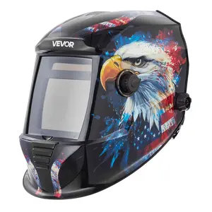VEVOR Welding Helmet Auto Darkening, 3.94" x 3.15" True Color Welding Hood, 1/1/1/1 Solar-Powered Welder Mask 4 Arc Sensors, Wide Shade 4/5-9/9-13 for TIG MIG ARC Weld Grinding Cutting - METIS SeriesSummervibes