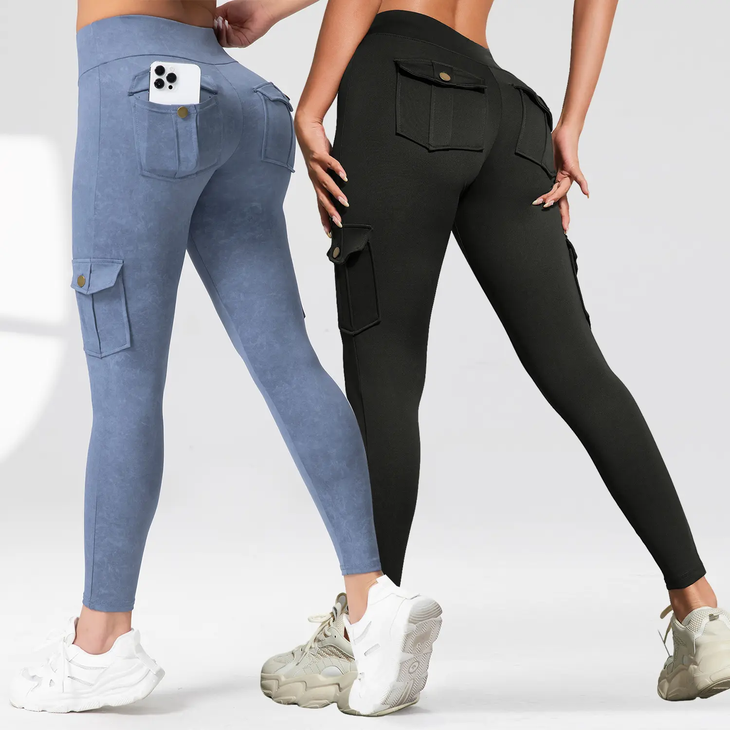 2 PACK-Pure Black+Blue