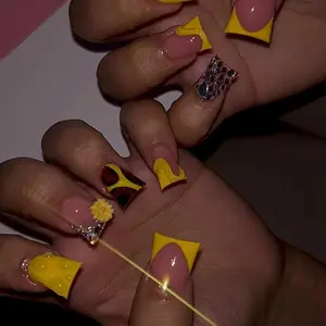24pcs High-End Deep Pure Color Nail Tips, Low Saturation, Almond Shape, Seamless Design, Reusable, Suitable for Office and Parties, DIY Nail Art