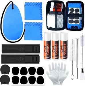 Clarinet Cleaning Kit with Case, Saxophone Cleaning Kit, Clarinet & Saxophone Care Kit, Maintenance Kit with Case for Wind & Woodwind Instrument