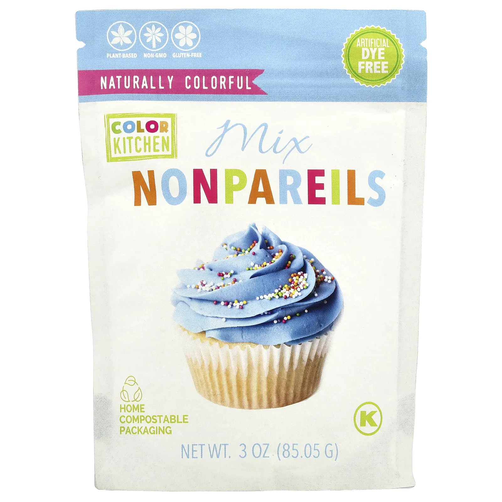 ColorKitchen Mix Nonpareils Sprinkles, 3 oz (85.05 g)