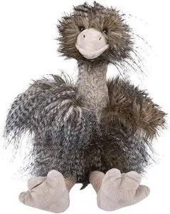 Emu Plush Toy for Kids, 1PC, Long Hair Stuffed Ostrich Toy, Soft and Huggable Kids’ Stuffed Toys, Cute Nursery Décor, Girls’ and Boys’ Room Animal Decorations