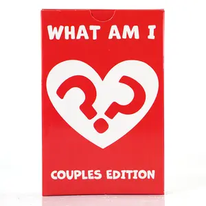 What Am I? Couples Game, 1 Box Heart Shaped Card Game, Romantic Game for Couples, Reignite Your Relationship Flames, Intimate Game for Couples