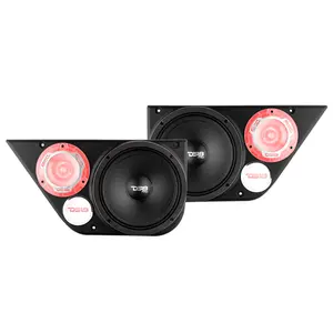 DS18 JK-BD-LR Exclusive Back Door Panel - Fits 1 x 6 Speaker Midrange + 1 Tweeter - for JK & JKU (Pair)