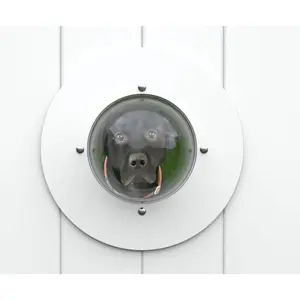 Vinyl and Wood Fence  Acrylic Dog Window bracket kit