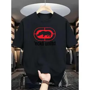 Ecko Unltd. Men's Casual Graphic T-shirt | Round Neck, Breathable & Quick-dry, Comfort Fit, Summer Style, Casual Wear, Graphic Tee, Elastic Fabric