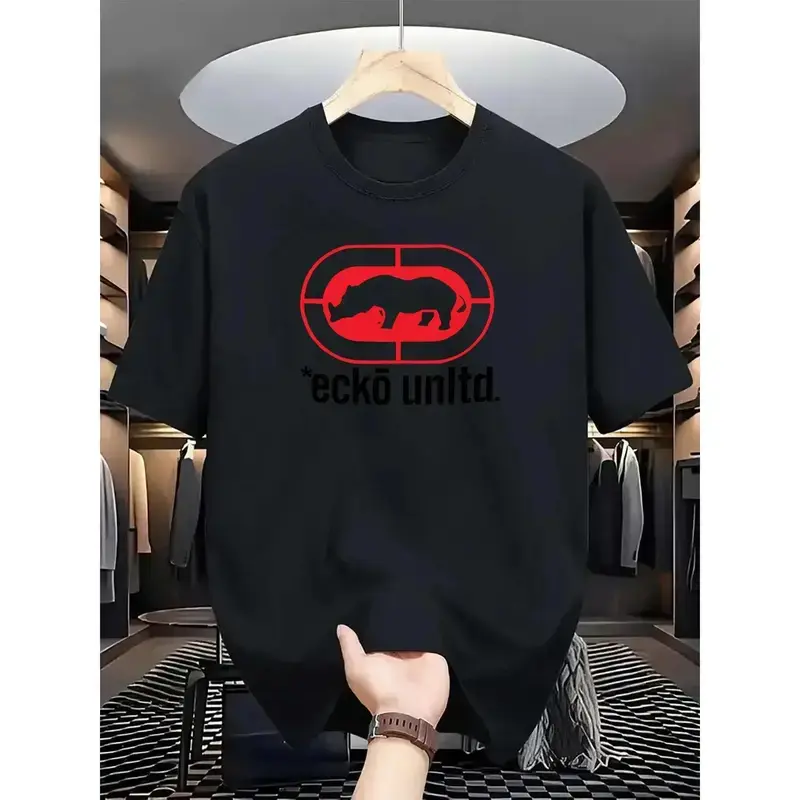 Ecko Unltd. Men's Casual Graphic T-shirt | Round Neck, Breathable & Quick-dry, Comfort Fit, Summer Style, Casual Wear, Graphic Tee, Elastic Fabric