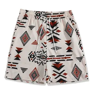 Men's shorts, stylish, sports, casual, with pattern and drawstring