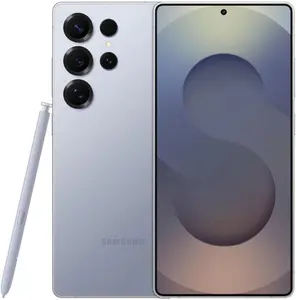 REFURBISHED Samsung Galaxy S25 Ultra 5G Android Smartphone Large Display 256GB 2025 Titanium Silverblue - GSM Unlocked (AT&T AND T-Mobile) - Excellent