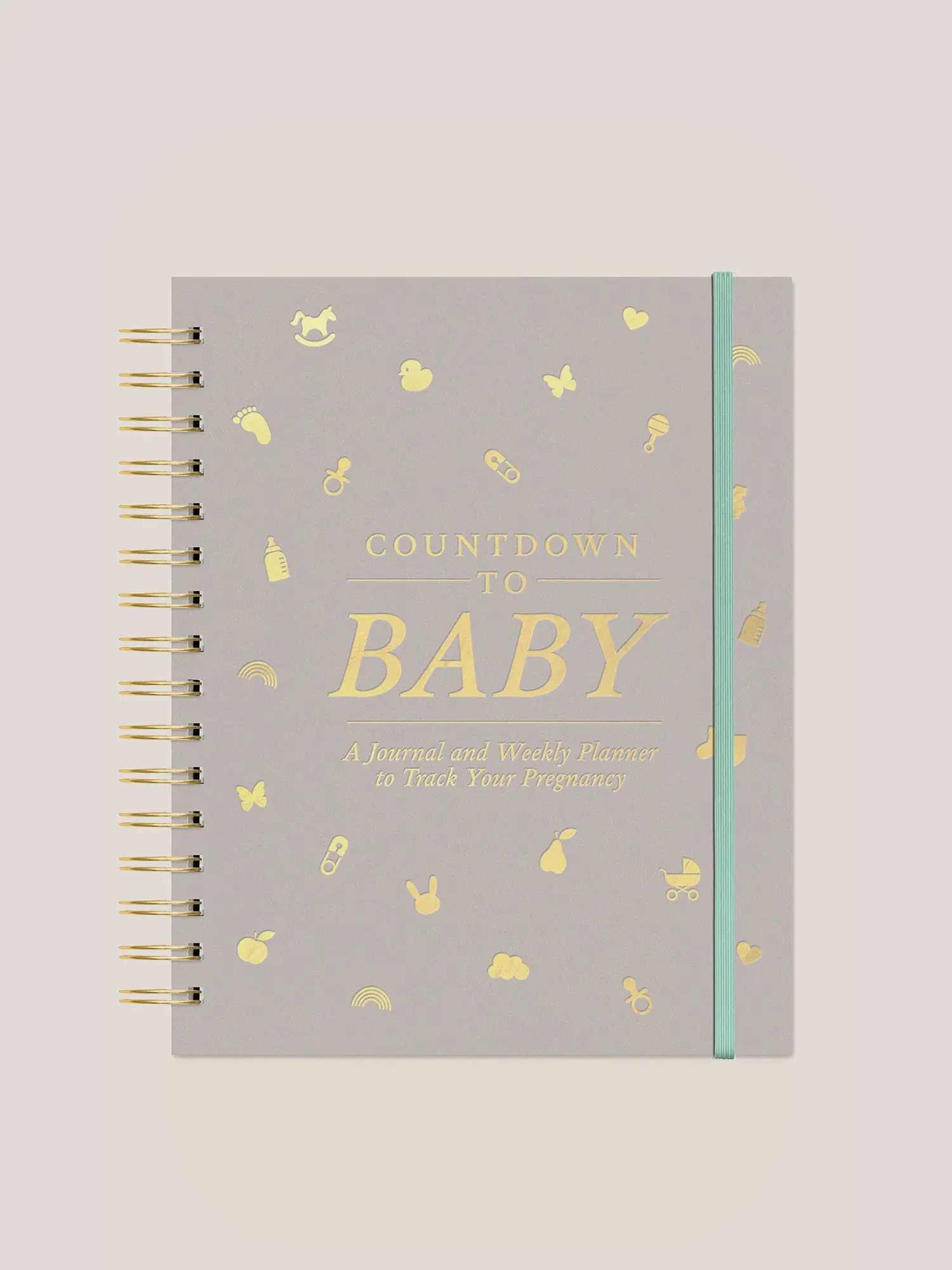 Countdown to Baby Undated Pregnancy Planner & Journal
