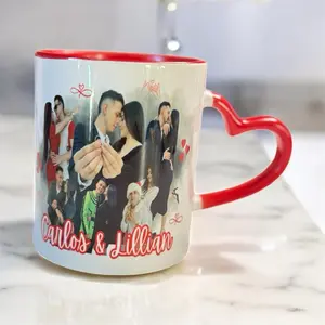 11 oz Carlos & Lillian Fan Red Mug Forever Love