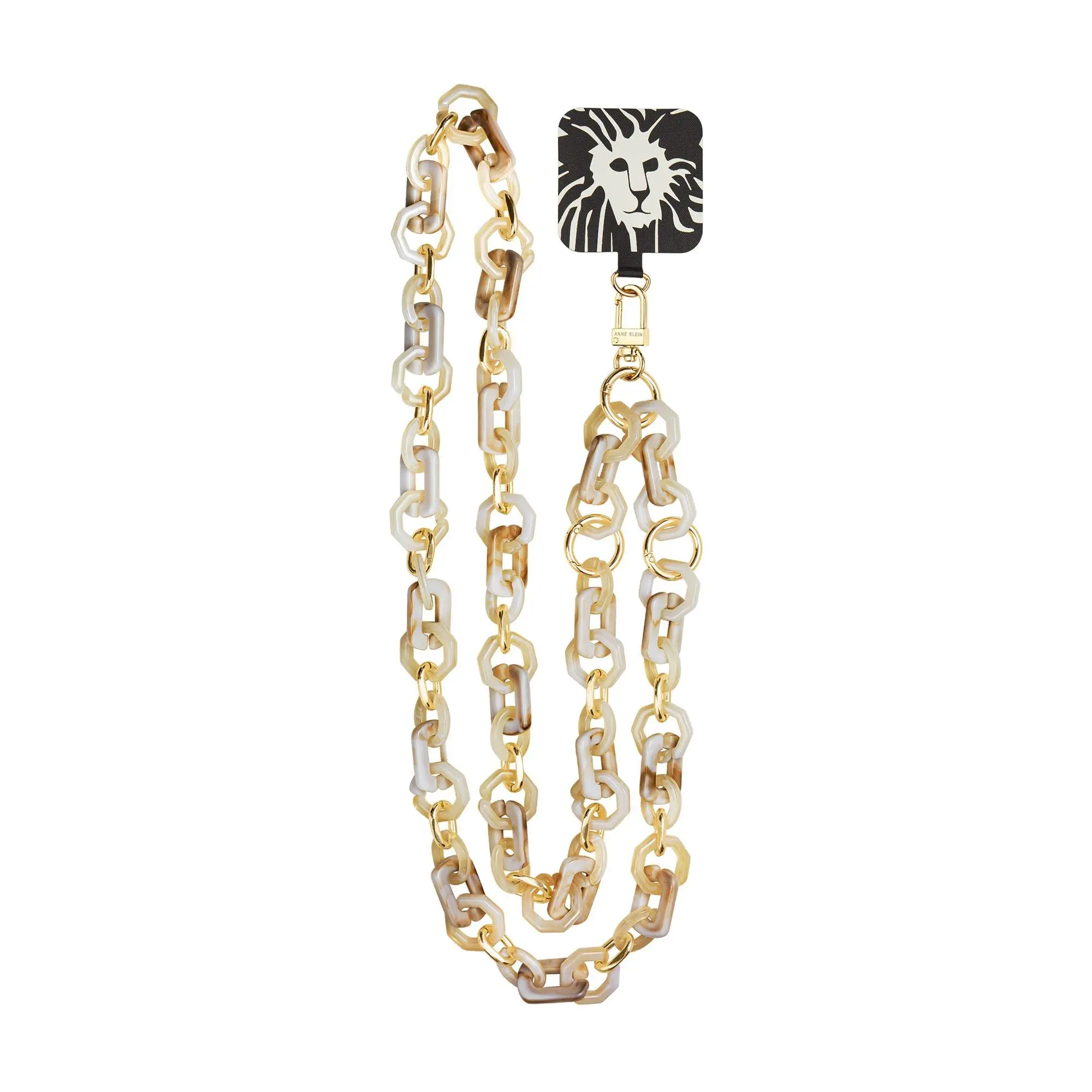 Anne Klein WITHit Acrylic Crossbody Chain for iPhone