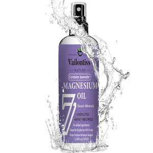 Magnesium Oil for Foot Care, Soothing Lavender, Local Magnesium Supplement, Suitable for Skin and Body, 3.38 fl.oz