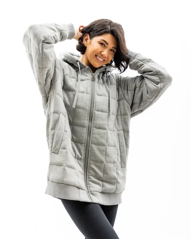 Women's Thera® 10-Pound Weighted Hoodie, Casual Long Sleeve Basic Soft Women's Top