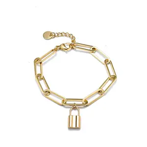 [Limited-Time Event] Personalized Paper Clip Square Clavicle Chain - New-Style Hip-Hop Luxury Jewelry with Simple, Fashionable, Sophisticated Design