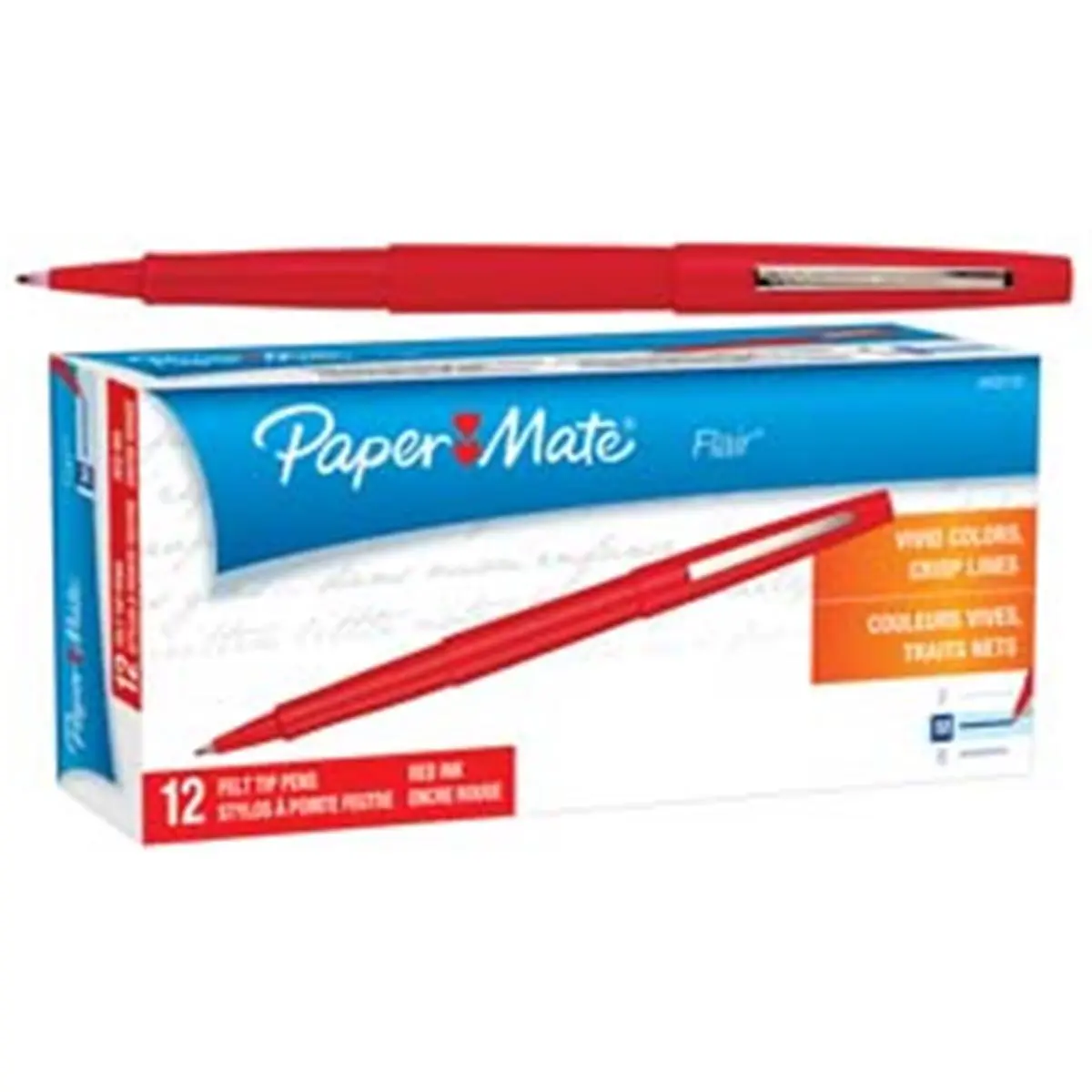 Sanford Lp 8420152 Paper Mate Flair Marker Medium Red, Acid-Free Ink, America's No. 1 Selling Porous Point Pen