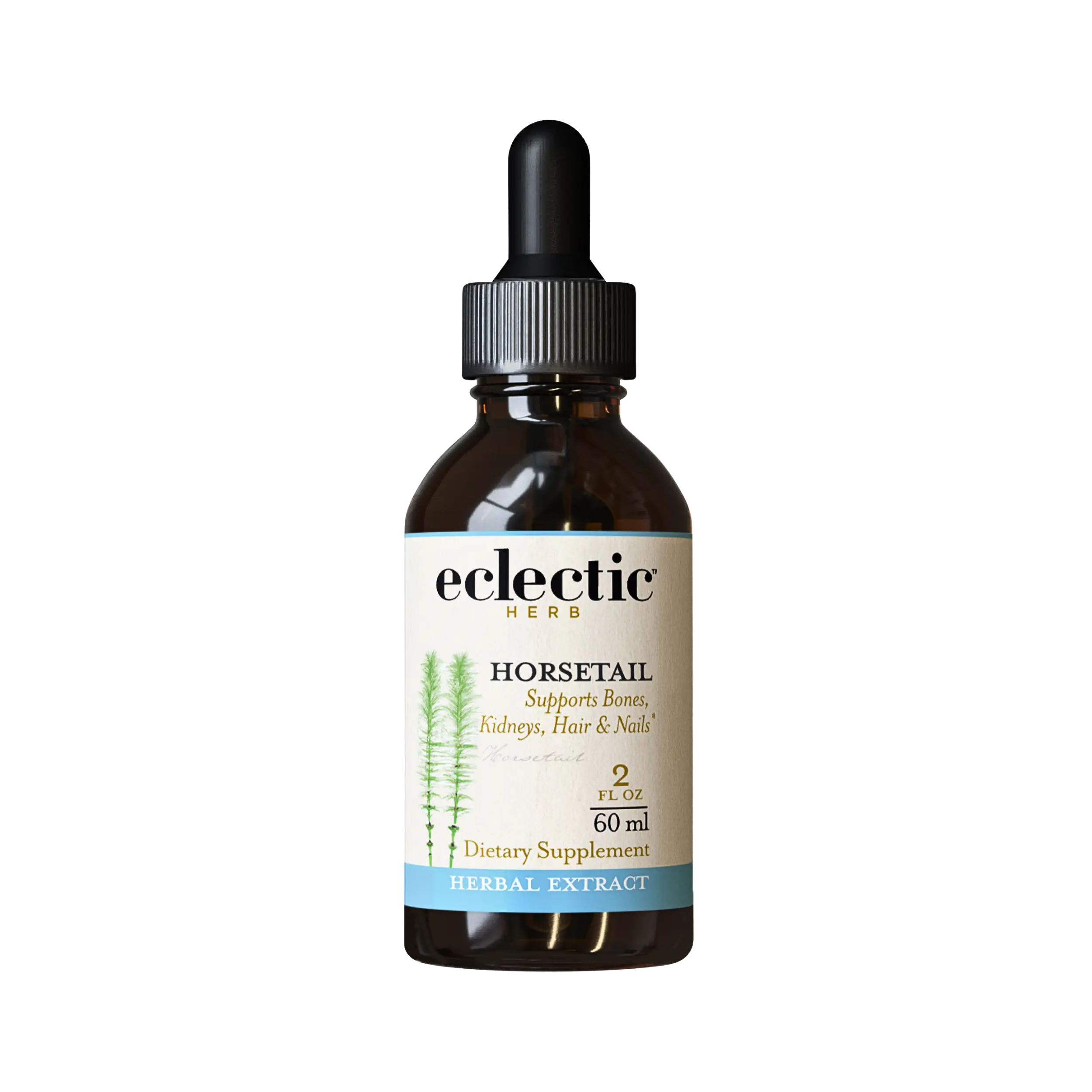 Eclectic Herb Horsetail Extract 2 oz - Supports Urinary Tract Health - Non-GMO, Gluten-Free, Soy-Free & Dairy-Free - 100% Pure Herbal Supplement