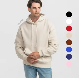 Holafish Unisex Hoodies Thin Fabric Cute Long Sleeve Tops Loose Pullover Shirts with Pocket Casual Korean Minimalist Style Winter Medium Length Cozy Fabric coffee throw hoodie