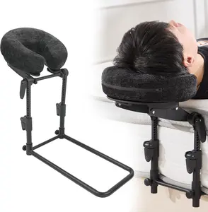 KCC Adjustable Massage Face Cradle for Bed, Home Massage Kit for Sleeping Mattress,Portable Massage headrest with Memory Foam Pillow,Head Rest Support-Eye Surgery Recovery