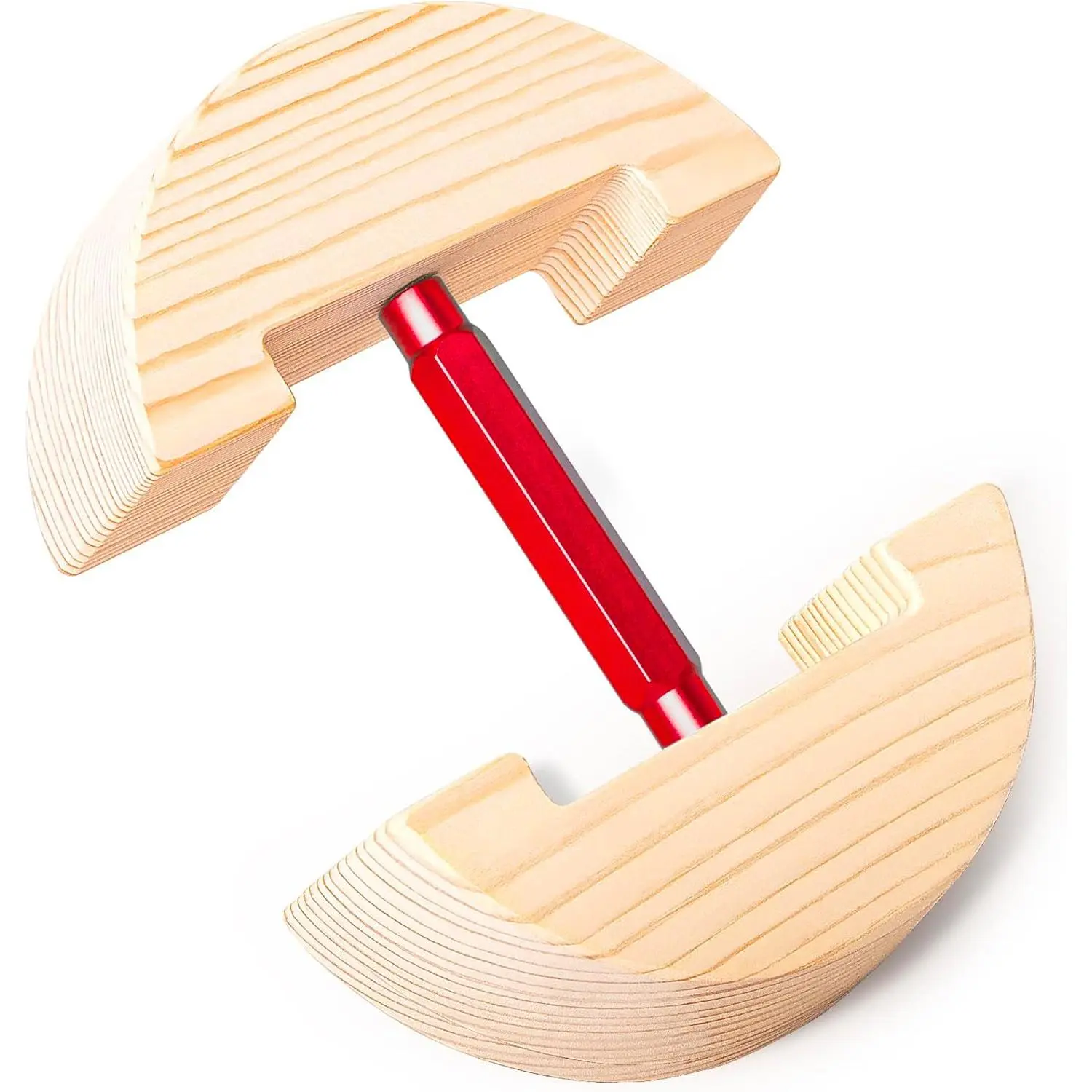 Hat Stretcher for Fitted Hats, Cowboy Hat Stretcher Fitted Hat 7 to 8 1/2, Adjustable Wooden Hat Jack Stretcher Fits  Caps