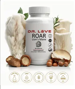 Dr. Love's ROAR Lion's Mane - Edible Dietary Supplement 60 Capsules Buy 1 Get 3 Free