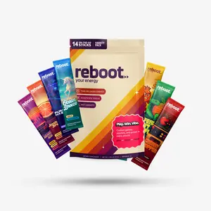 Reboot Zero Sugar Energy Drink Mix Variety Pack | 14 Servings | Brain & Body Support: Creatine Monohydrate, L-Theanine, L-Tyrosine, Alpha-GPC