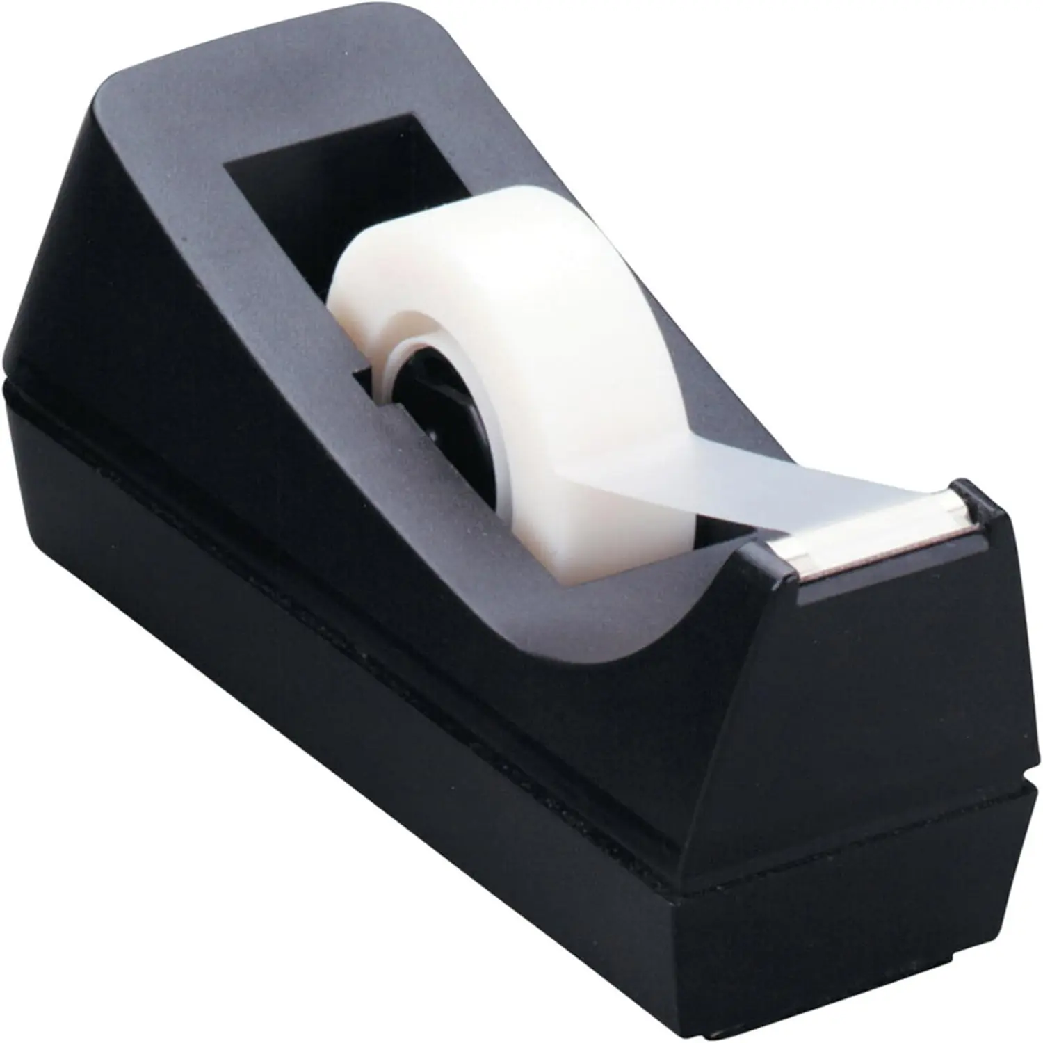 Desktop Tape Dispenser Fits 1 Inch Core, Tape Holder, Weighted Non-Slip Base, Ideal for Masking, Heat-Resistant & Invisible Tape