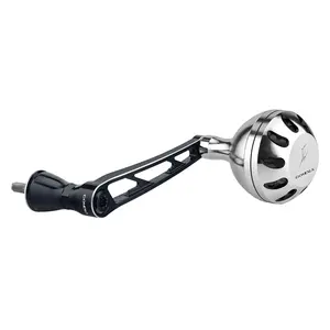 Gomexus 90mm Power Handle Upgrade for Shimano Saragosa 8000-14000 | 45mm Knob, More Torque, Less Fatigue, Built for Speed Jigging