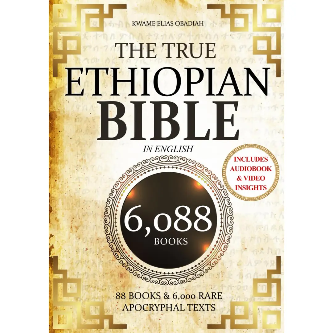 Annotated English Bible - Complete True Ethiopian Africa Scripture Set, 88-Scripture Reference Book with Book of Enoch, Jubilees, Western Lost Missing Apocrypha, Comfortable Print for Cultural Heritage Understanding