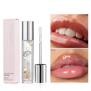 Long-lasting Moisturizing Lip Gloss, 1 Box Hydrating Lip Glaze, Glossy Lip Glaze Stick, Plumping Lip Oil for Girls & Women, Lip Care, Hydrating Lipgloss