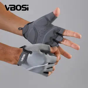 Women Men Sports Gloves, Knitted Fabric, Breathable & Anti-Slip Design, Thick Sponge Palm, Ideal for Exercise, Outdoor Activities, Driving, Work Out, Fitness Accessories, Workout Accessories