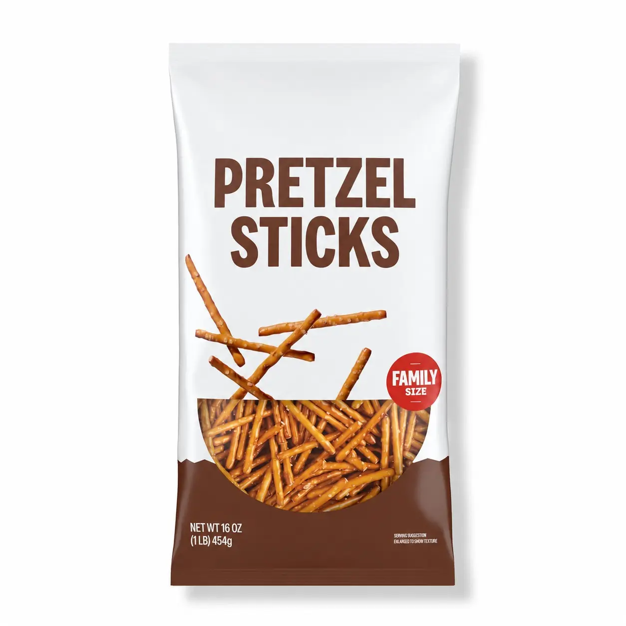 Classic Baked Pretzel Sticks, Crispy Salty Dipping Snack (16 oz)