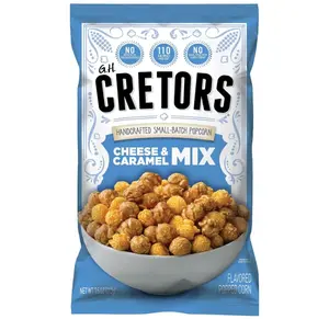 G.H. Cretors’ Gourmet Caramel Corn Popcorn – Irresistible Cheese & Rich Caramel Flavor in Convenient Individual Bags, 7.5 Oz (6 Pack)