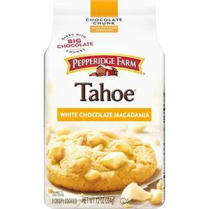Pepperidge Farm Tahoe Crispy White Chocolate Macadamia Nut Cookies, 7.2 OZ Bag (8 Cookies)