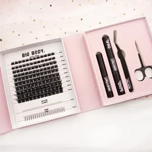 BIG BODY: DIY CLUSTER LASH EXTENSION KIT by HEAVYSET. Eyelash Extension Accessories & Lash Bond & Seal