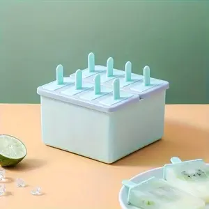 1pcs Easy Release Popsicle Molds, Quick Freeze DIY Ice Pop Maker, Homemade Vertical Ice Cream Molds, Reusable Frozen Treat Molds