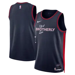 [DX8545-419] MENS NIKE NBA PHILADELPHIA 76ERS CITY SWINGMAN JERSEY 23
