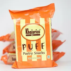Khajurico Puff Pastry Snacks - 5.3 oz (150g)